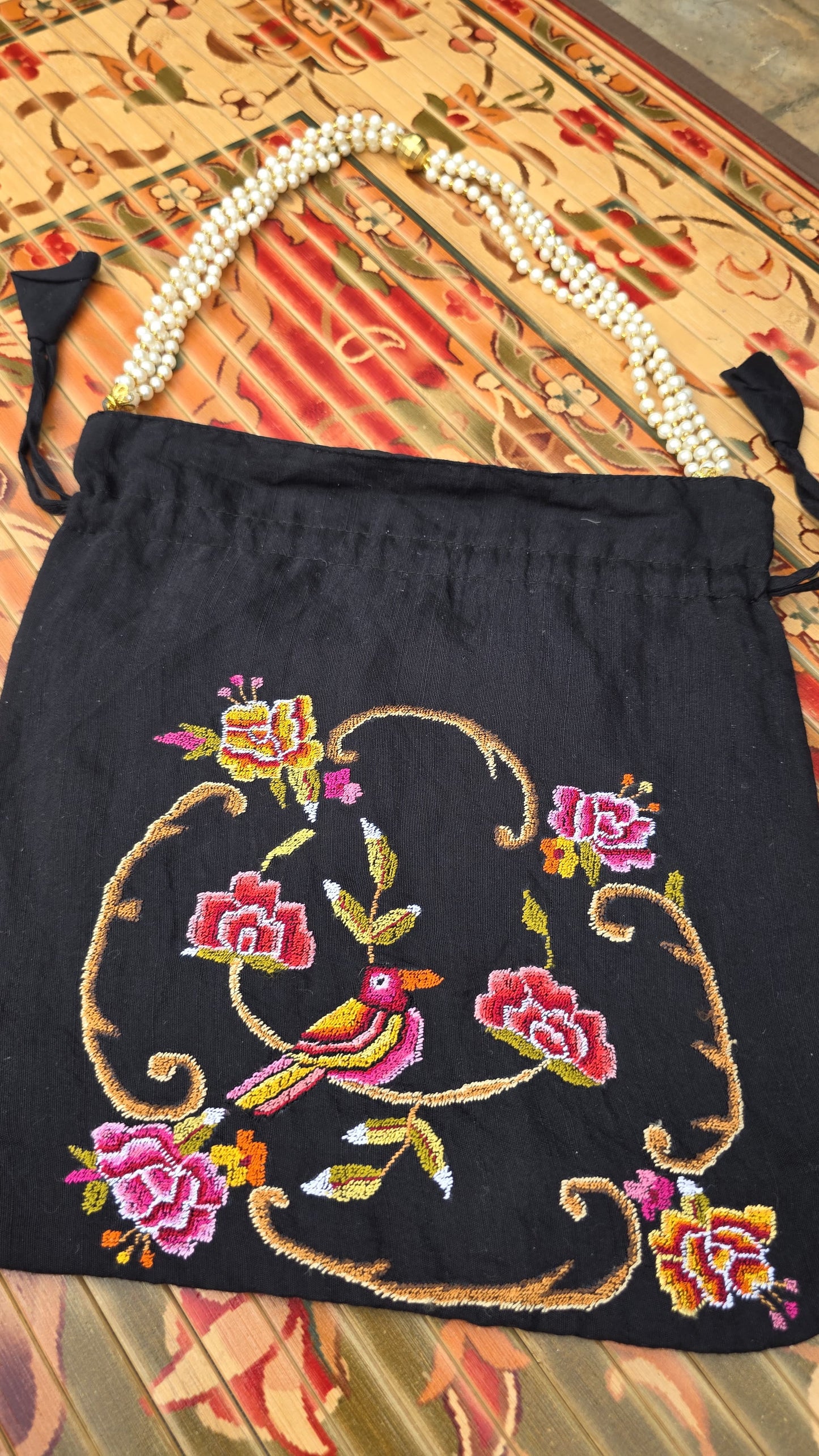 Hand embroidered Potlis