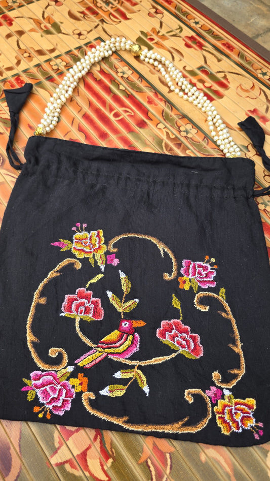 Hand embroidered Potlis