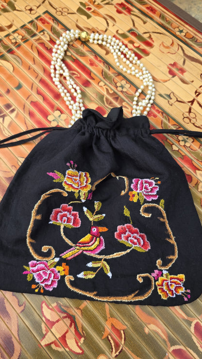 Hand embroidered Potlis