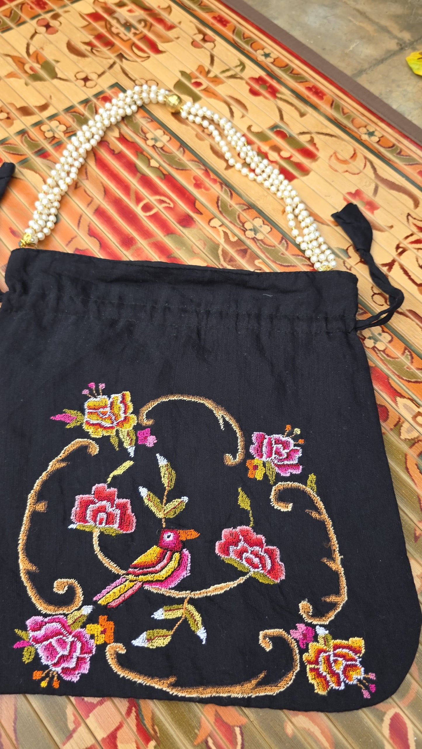 Hand embroidered Potlis