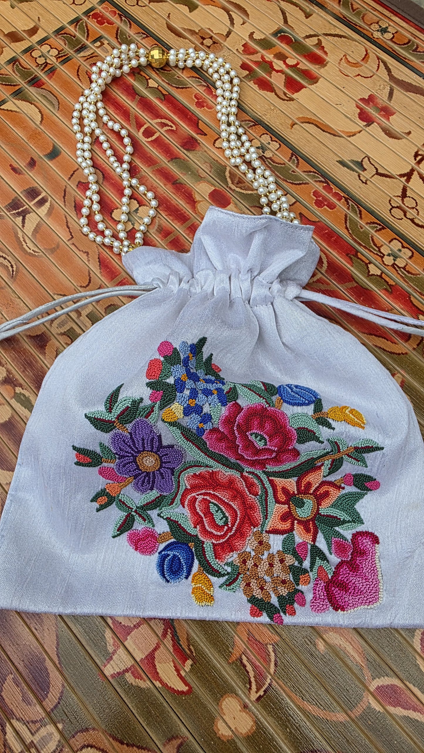 Hand embroidered Potlis