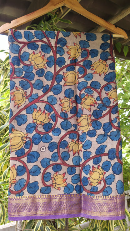 Penkalamkari Pure silkcotton blouse materials