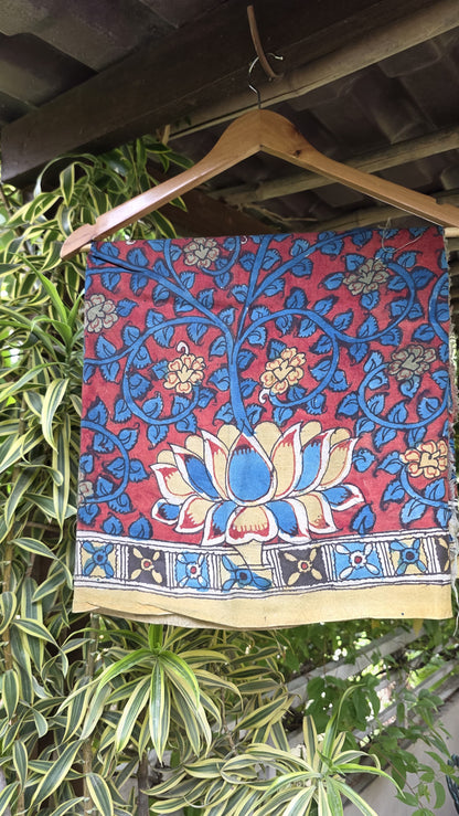 Penkalamkari Pure silkcotton blouse materials