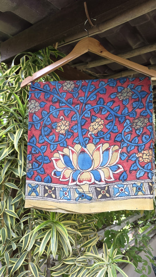Penkalamkari Pure silkcotton blouse materials