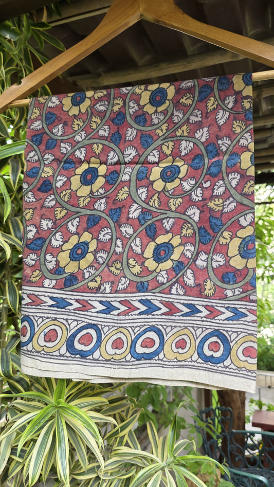 Penkalamkari Pure silkcotton blouse materials