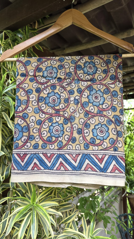 Penkalamkari Pure silkcotton blouse materials