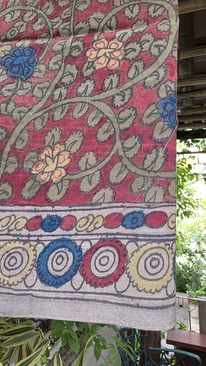 Penkalamkari Pure silkcotton blouse materials