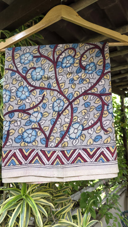 Penkalamkari Pure silkcotton blouse materials