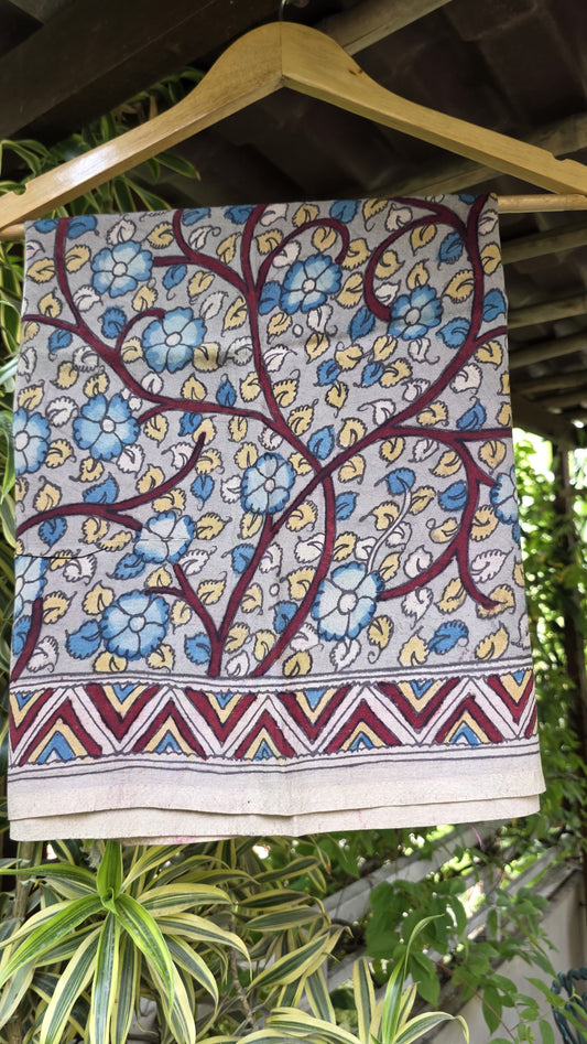 Penkalamkari Pure silkcotton blouse materials