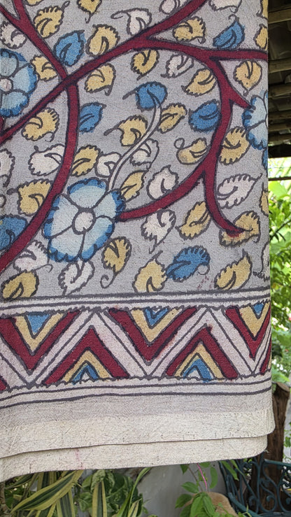 Penkalamkari Pure silkcotton blouse materials
