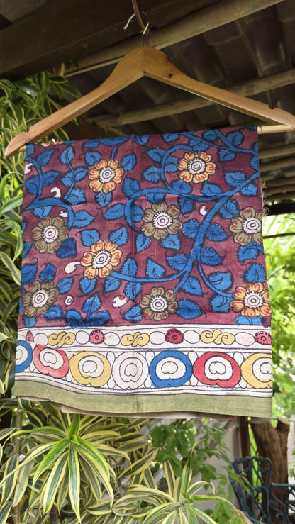 Penkalamkari Pure silkcotton blouse materials