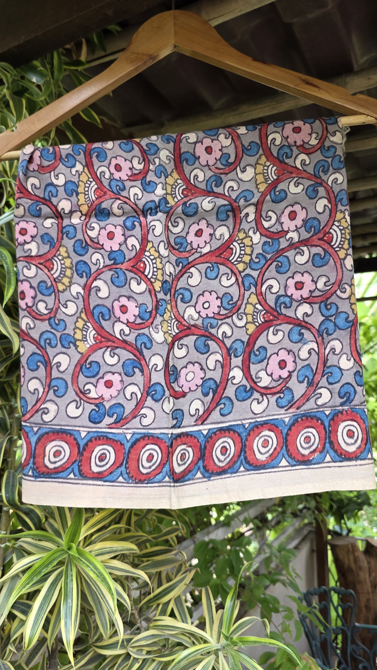 Penkalamkari Pure silkcotton blouse materials