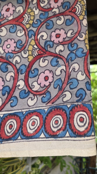 Penkalamkari Pure silkcotton blouse materials