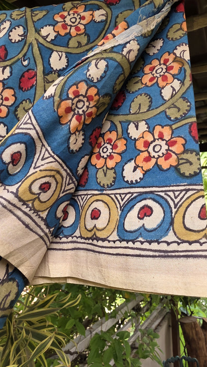 Penkalamkari Pure silkcotton blouse materials