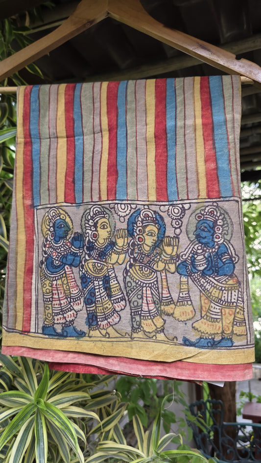 Penkalamkari Pure silkcotton blouse materials
