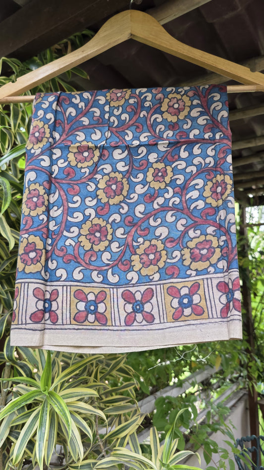 Penkalamkari Pure silkcotton blouse materials
