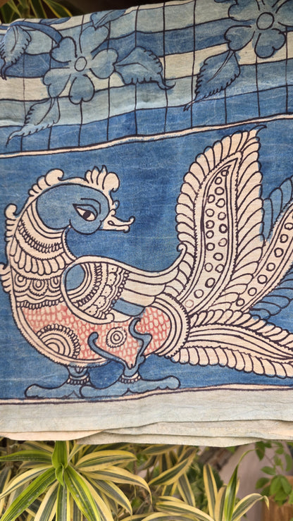Penkalamkari Pure silkcotton blouse materials