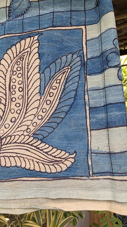Penkalamkari Pure silkcotton blouse materials