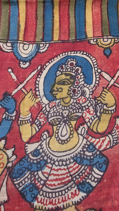 Penkalamkari Pure silkcotton blouse materials