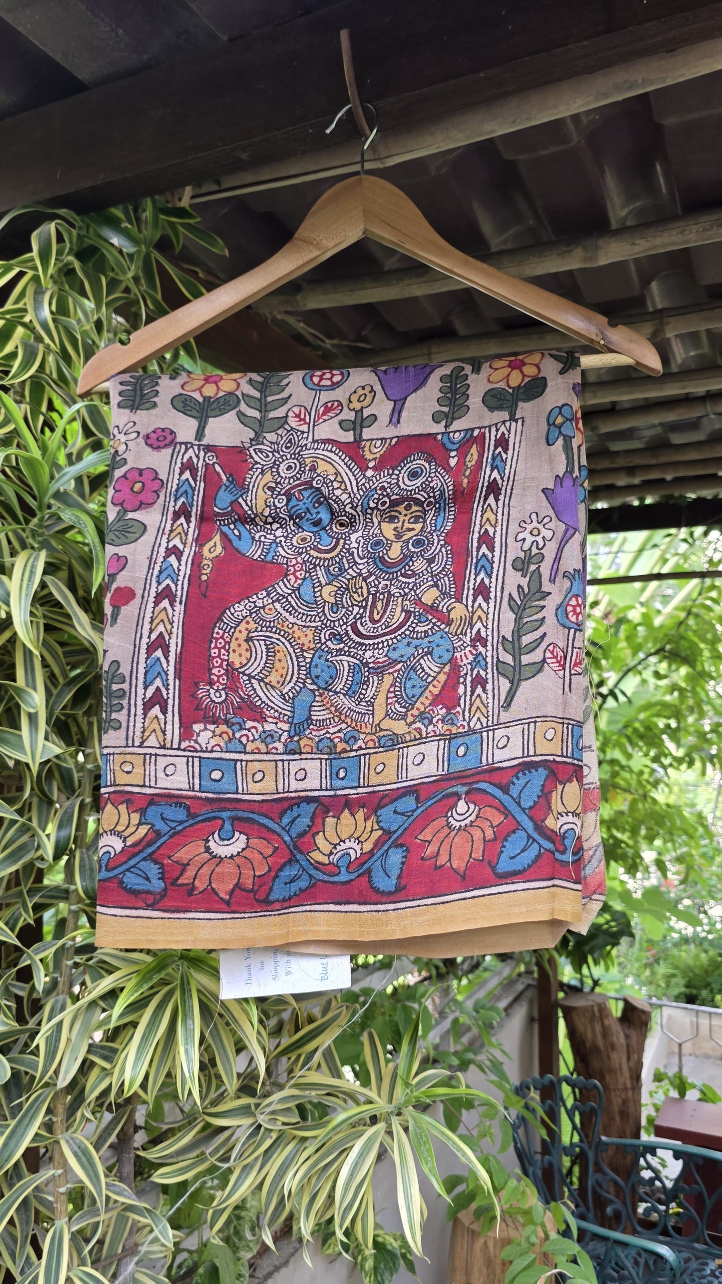 Penkalamkari Pure rawsilk blouse materials