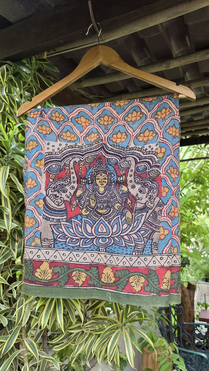 Penkalamkari Pure rawsilk blouse materials
