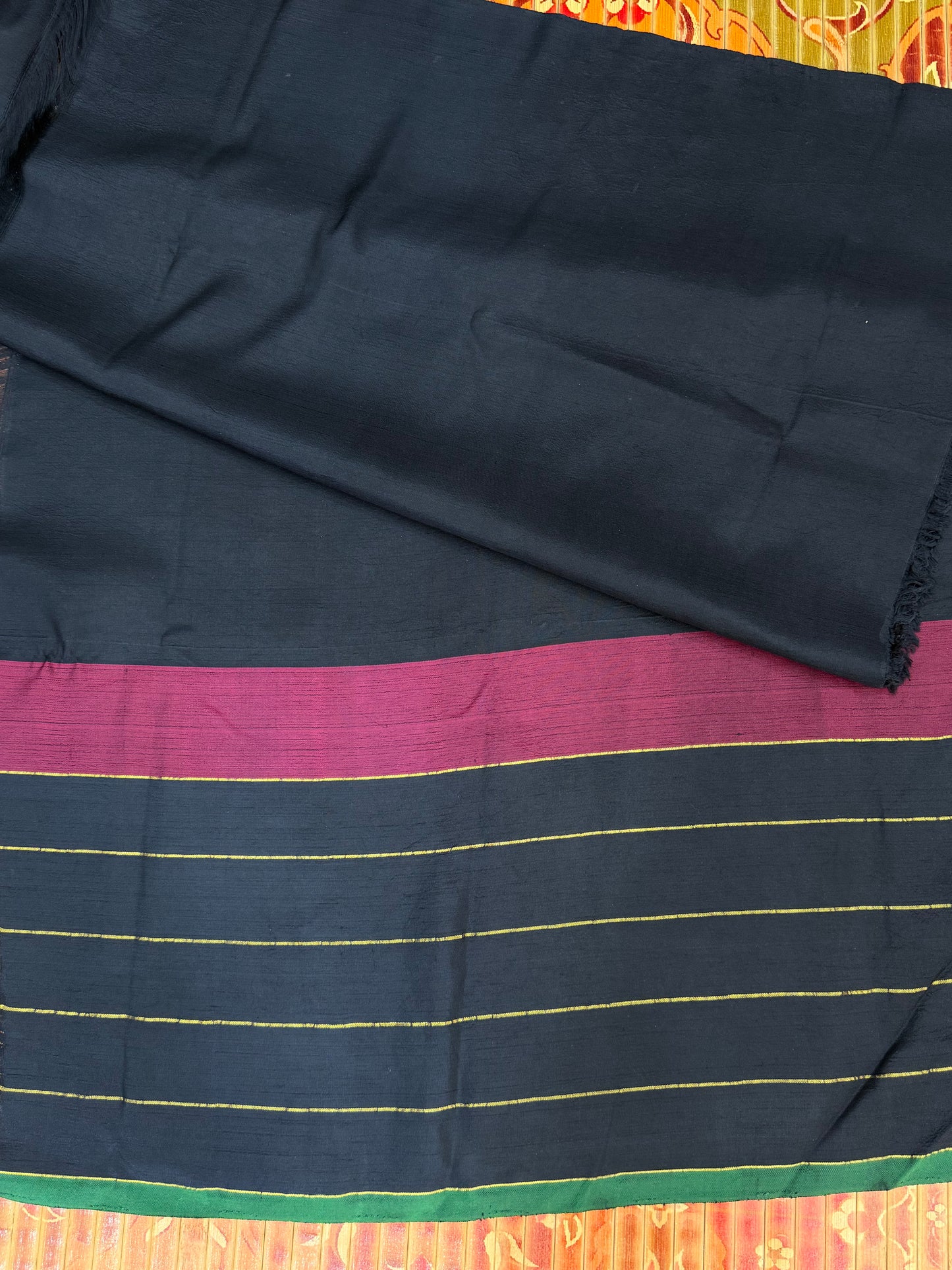 Kanchpattu penkalamkari saree