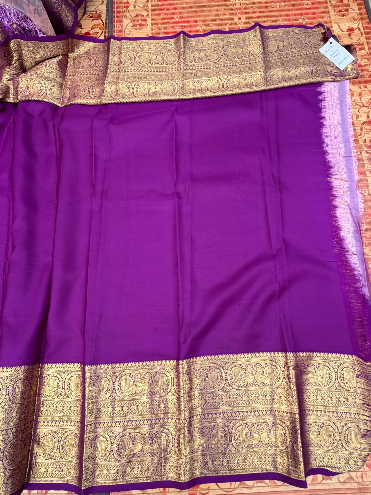 Kanchipattu penkalamkari saree
