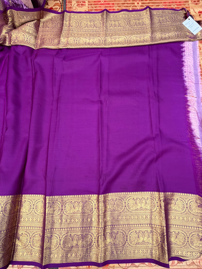 Kanchipattu penkalamkari saree