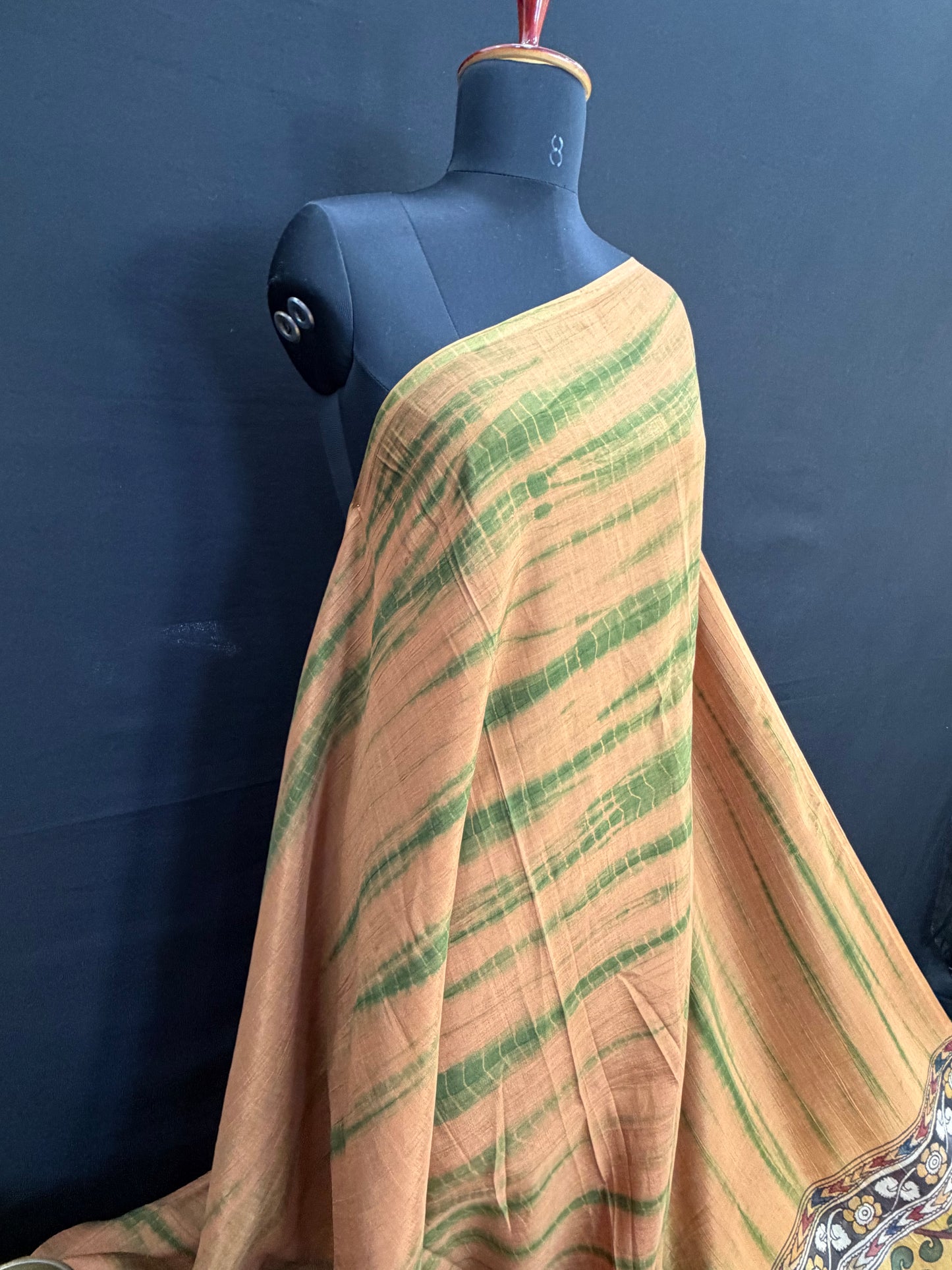 Silkcotton penkalamkari saree
