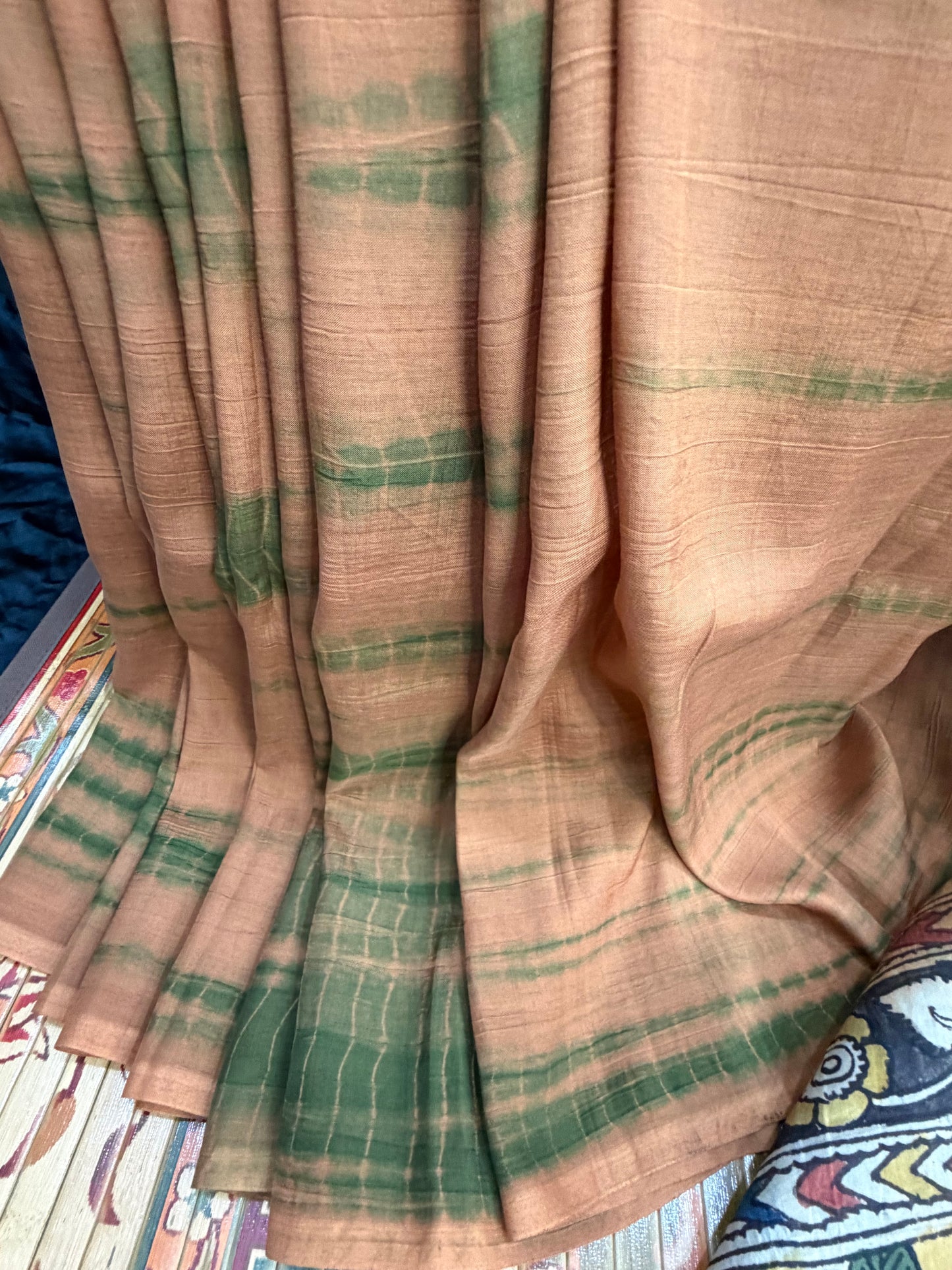 Silkcotton penkalamkari saree
