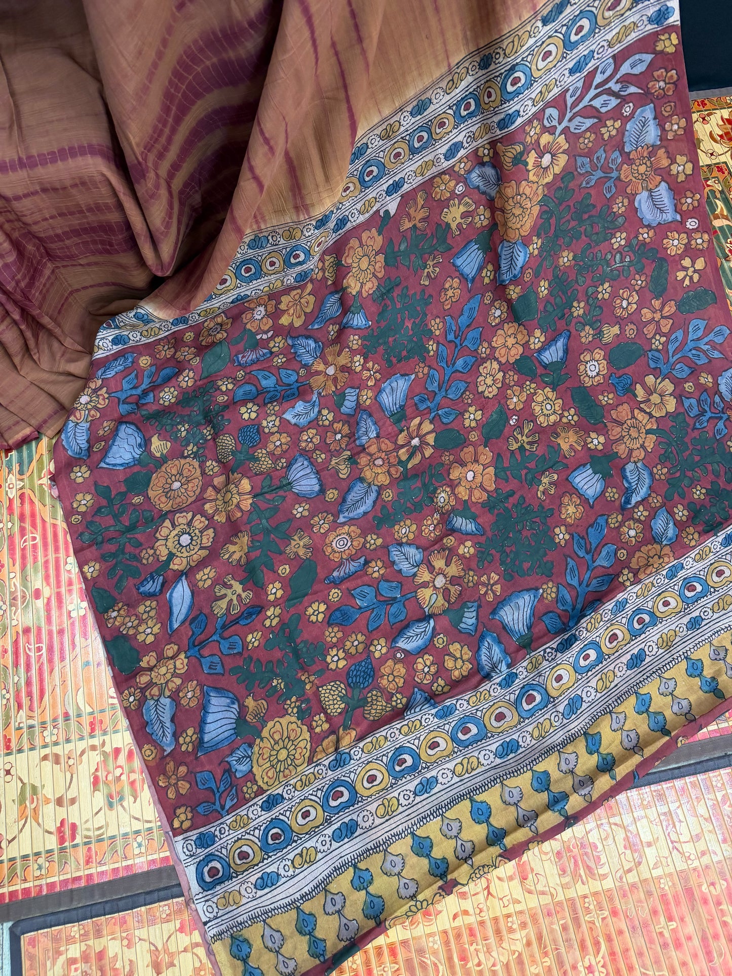Silkcotton penkalamkari sarees