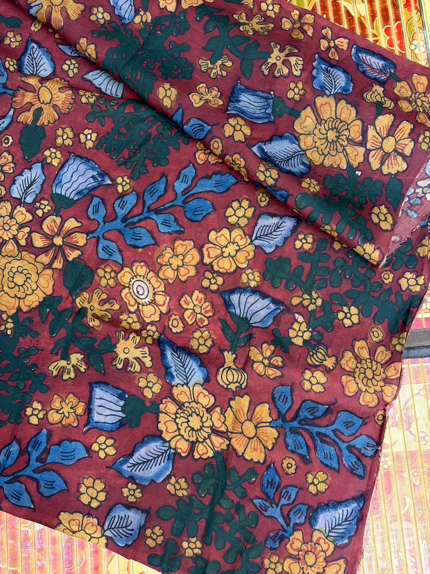 Silkcotton penkalamkari sarees