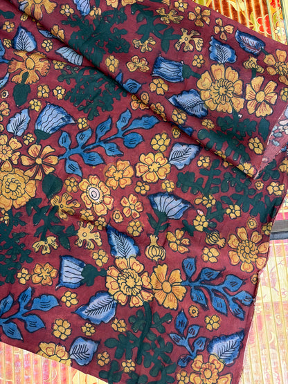 Silkcotton penkalamkari sarees