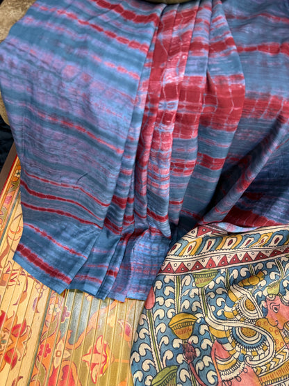 Silkcotton penkalamkari saree