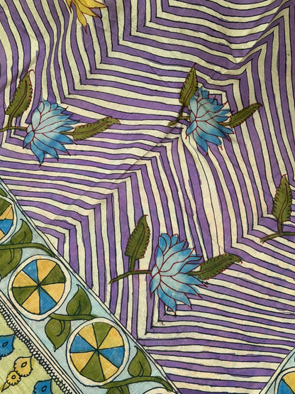 Silkcotton Penkalamkari Dupattas.