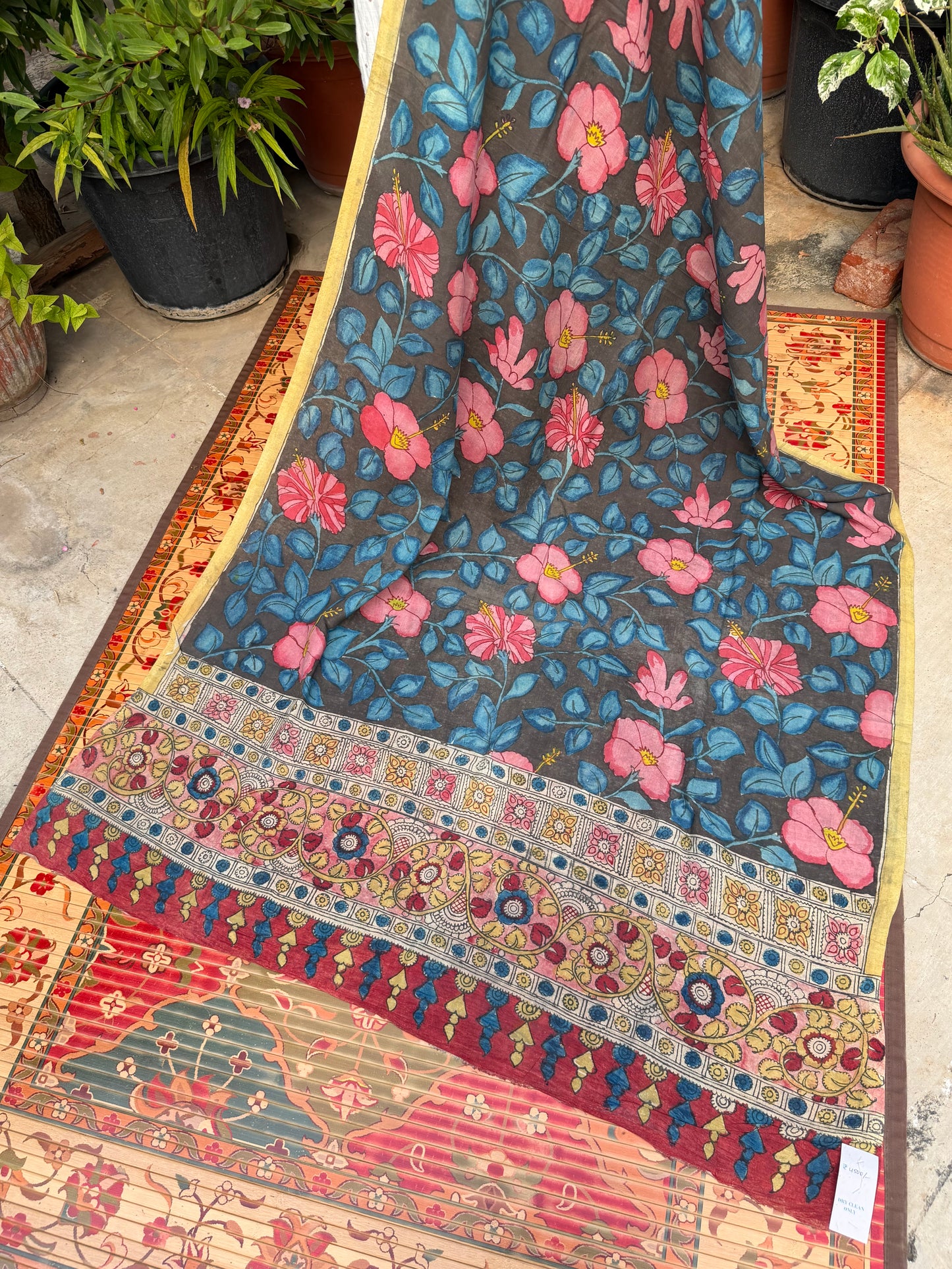 Silkcotton Penkalamkari Dupattas.