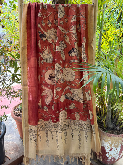 Penkalamkari dupatta