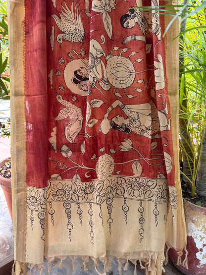 Penkalamkari dupatta