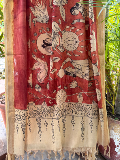 Penkalamkari dupatta