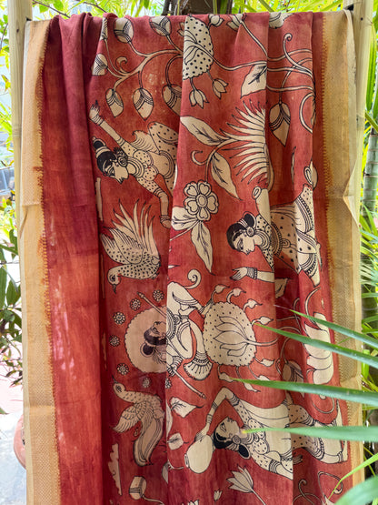 Penkalamkari dupatta