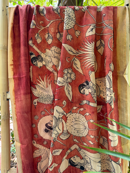 Penkalamkari dupatta