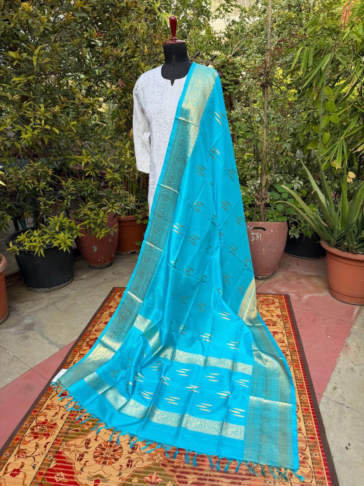 Venkatagiri pure silk dupatta