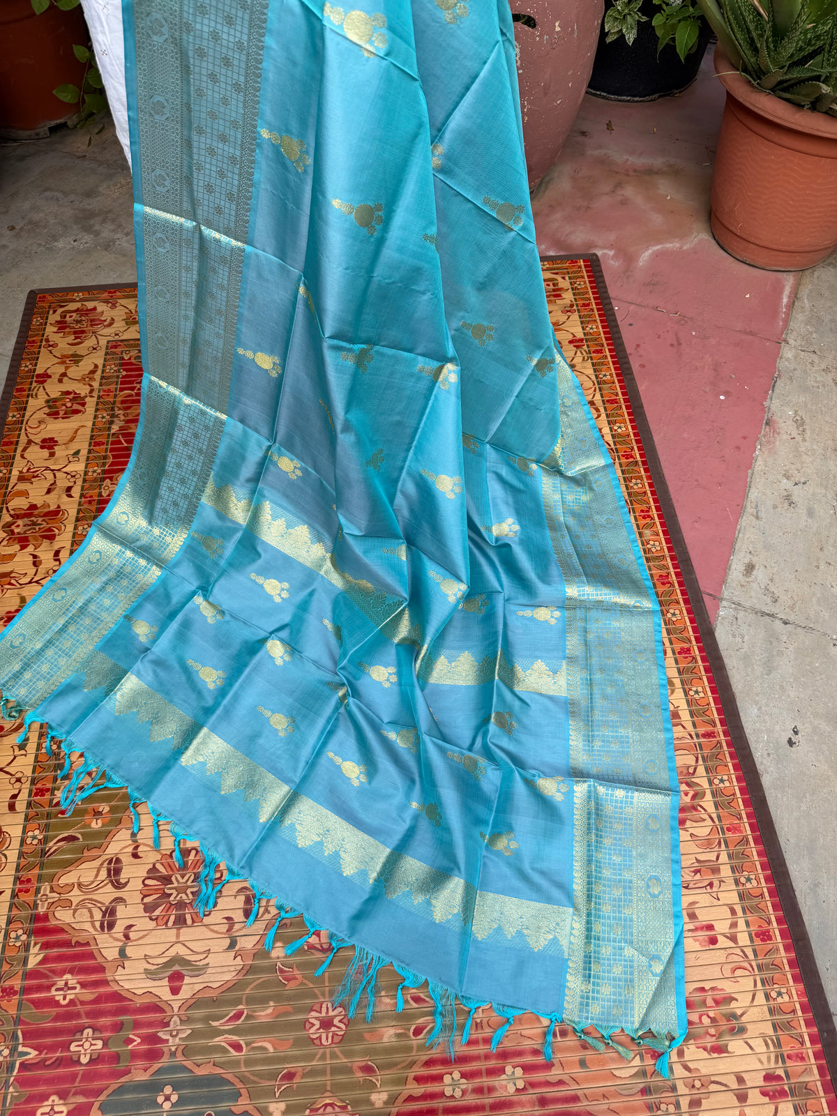 Venkatagiri pure silk dupatta
