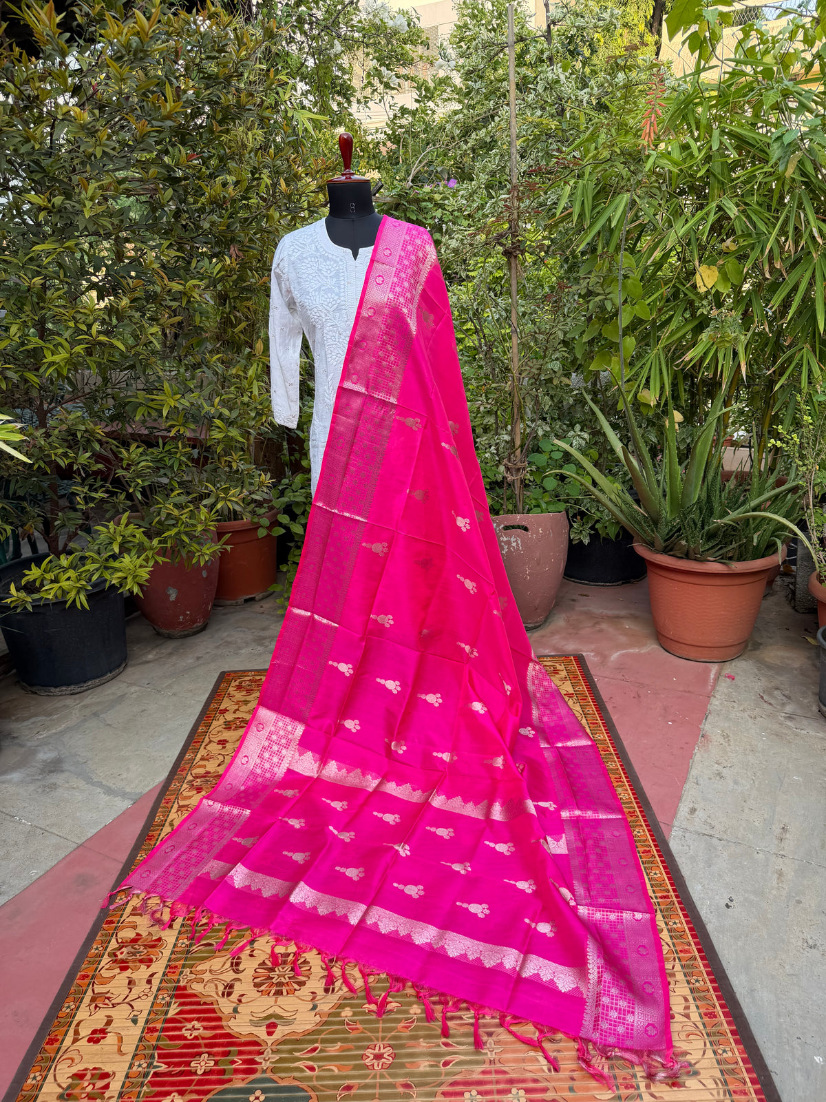Venkatagiri pure silk dupatta
