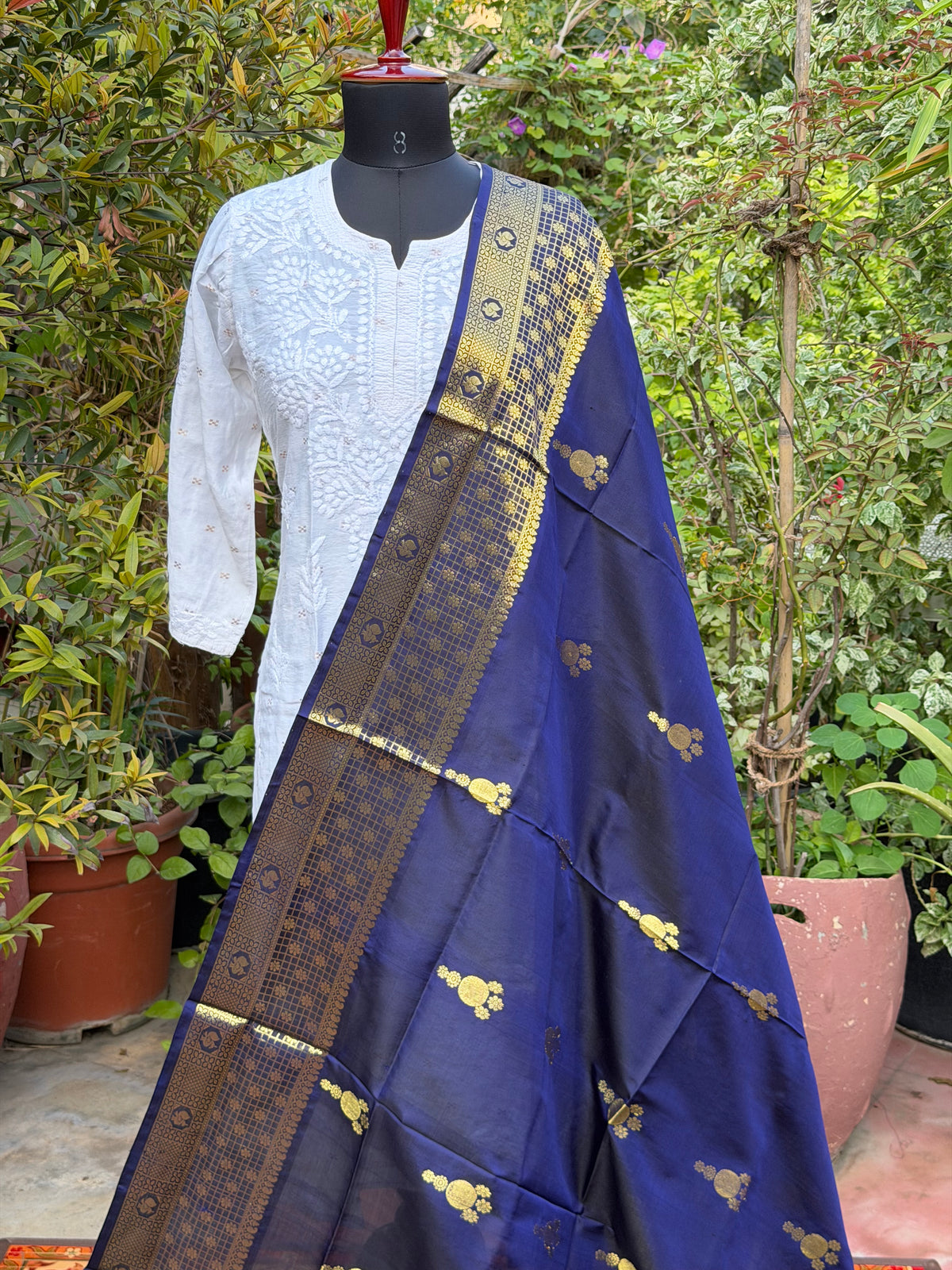 Venkatagiri pure silk dupatta