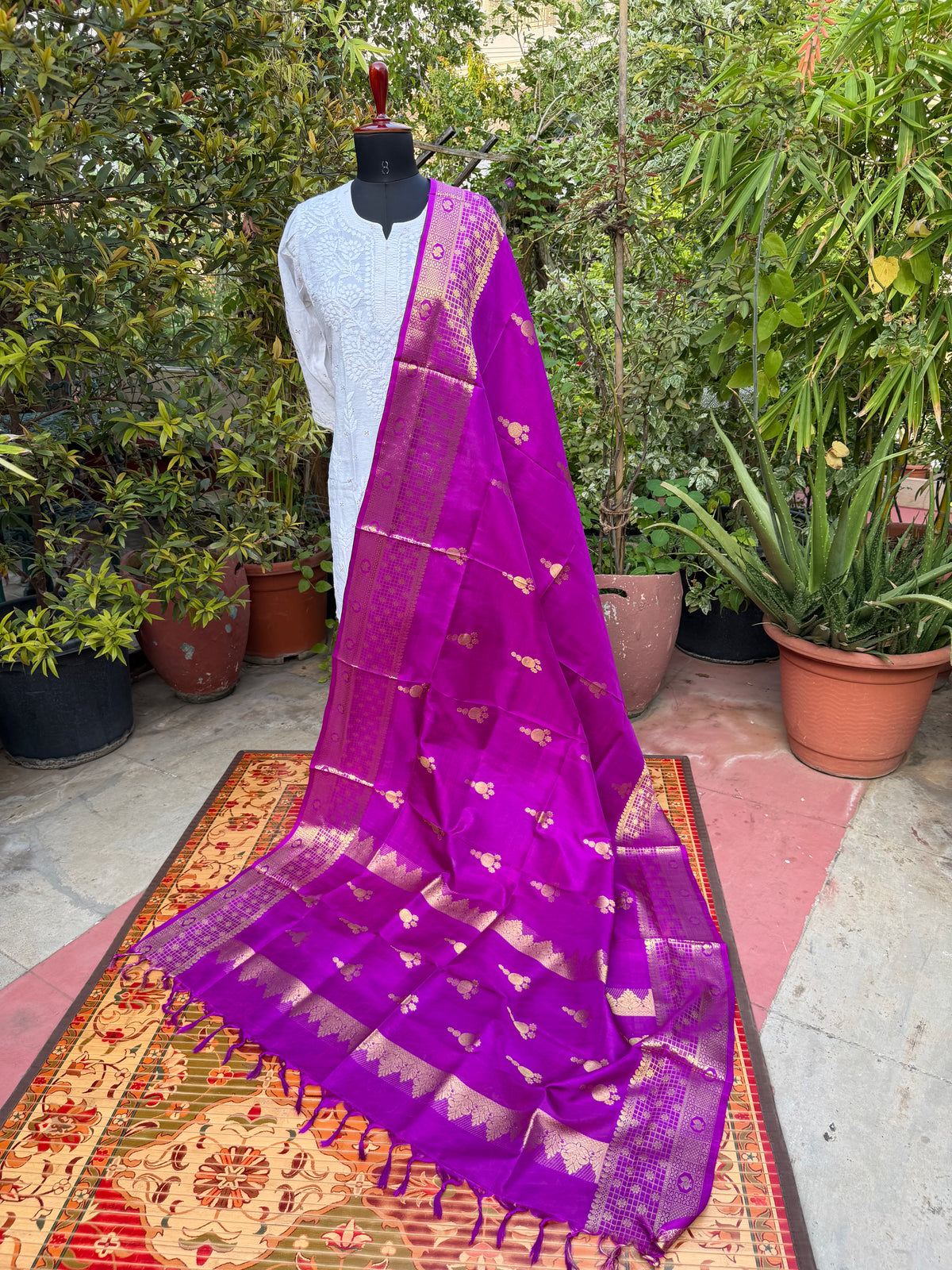 Venkatagiri pure silk dupatta