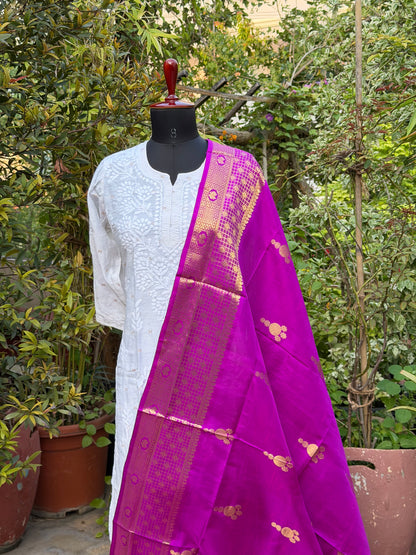 Venkatagiri pure silk dupatta