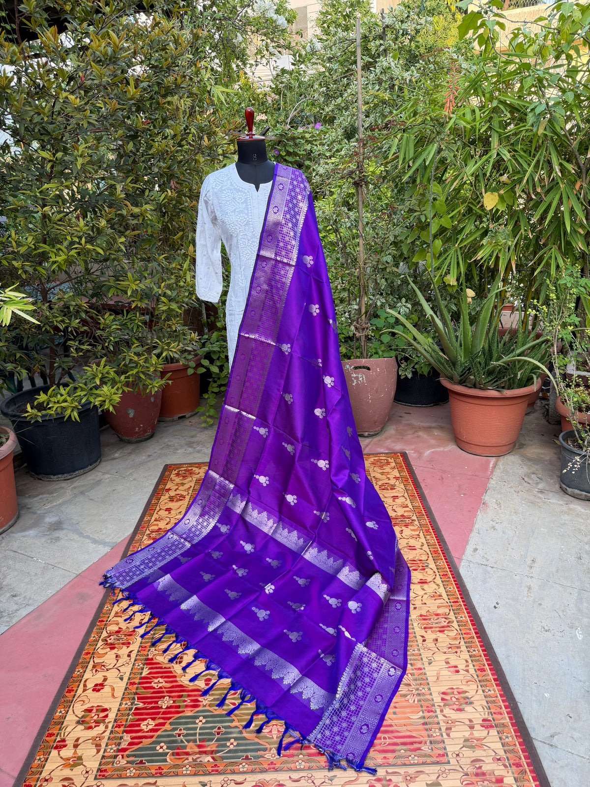 Venkatagiri pure silk dupatta