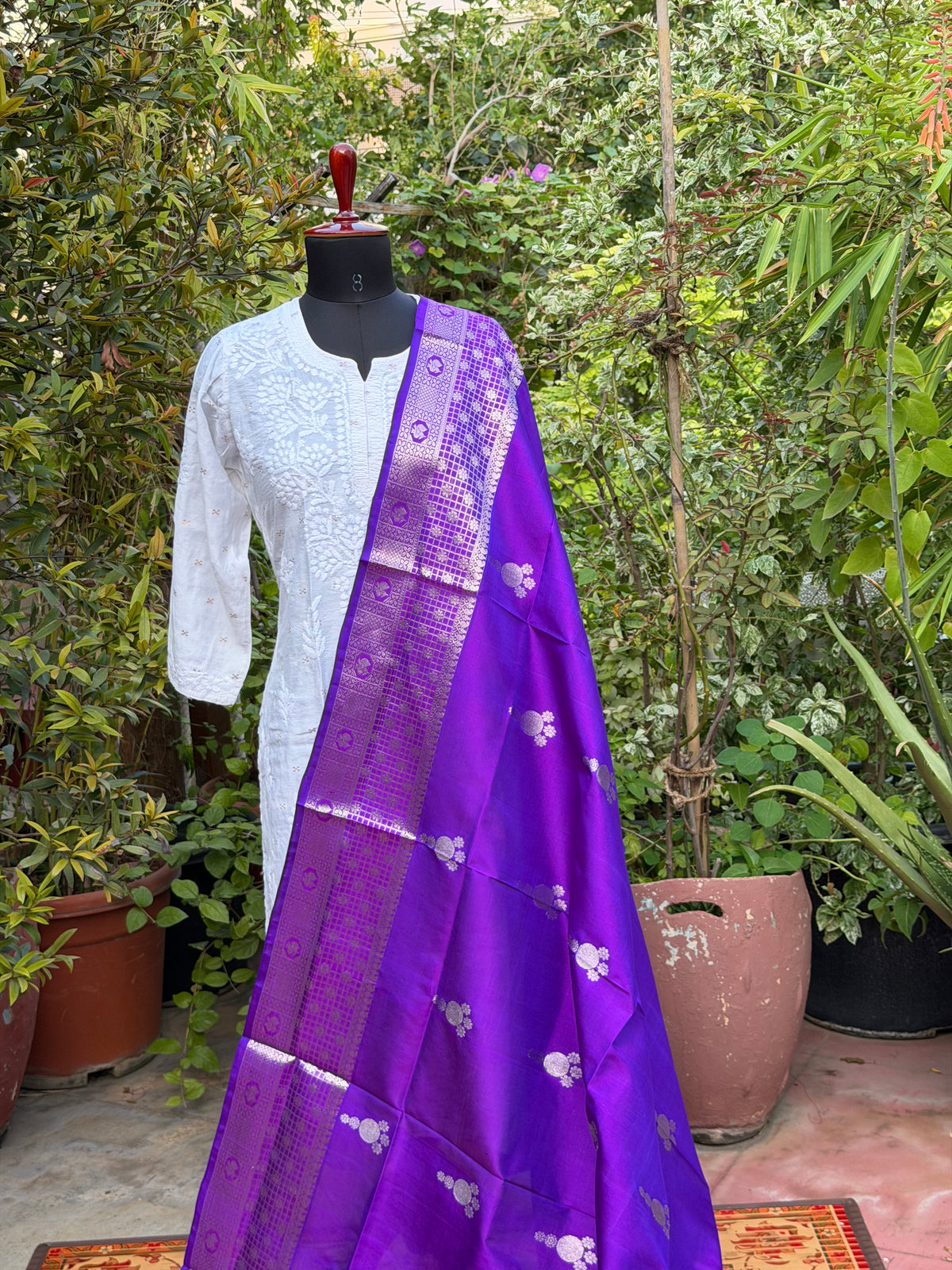 Venkatagiri pure silk dupatta