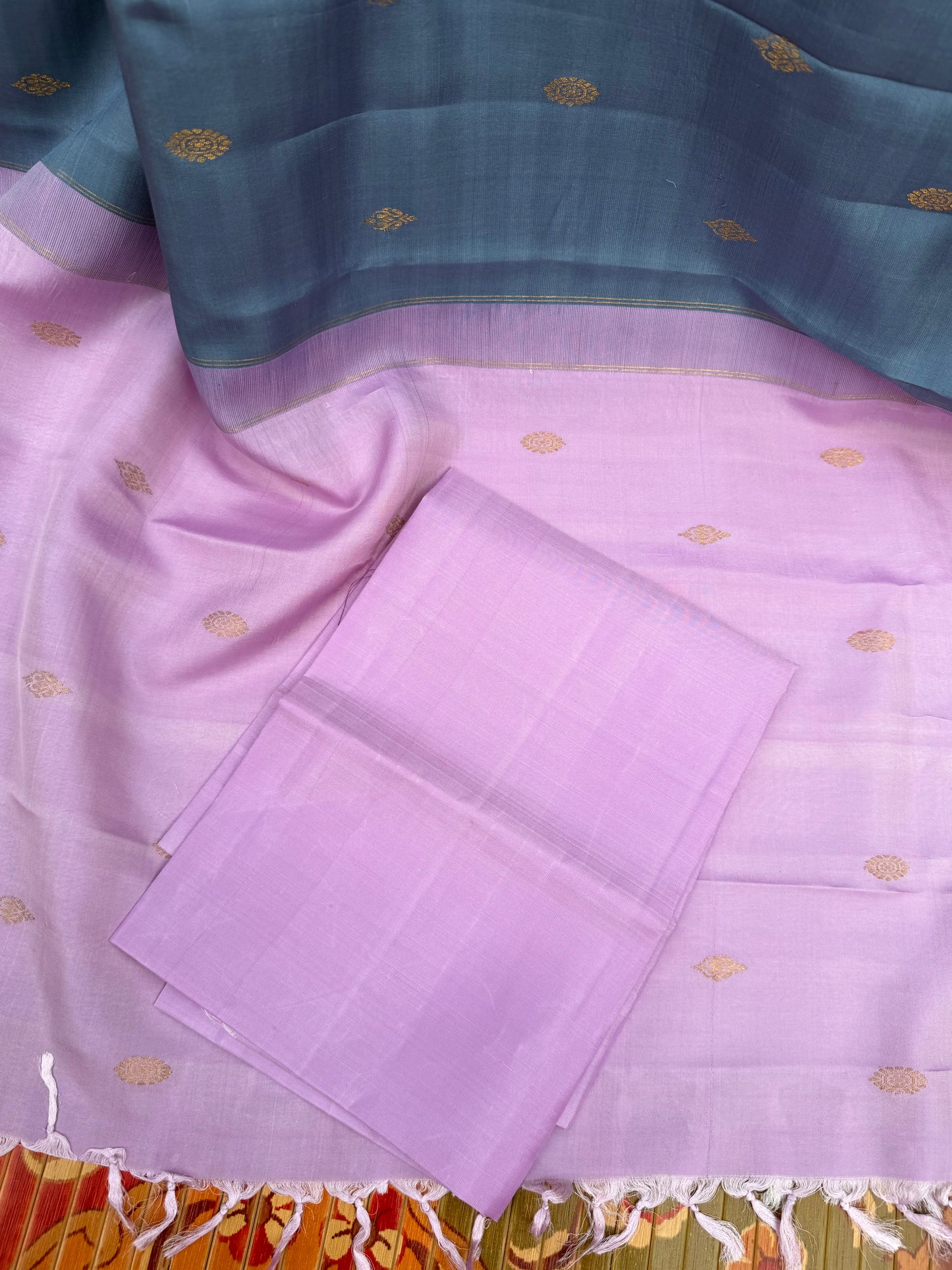 Pure Silk Kanjeeveram with digital print